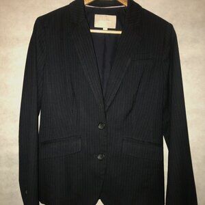 Banana Republic Navy Pinstriped Suit